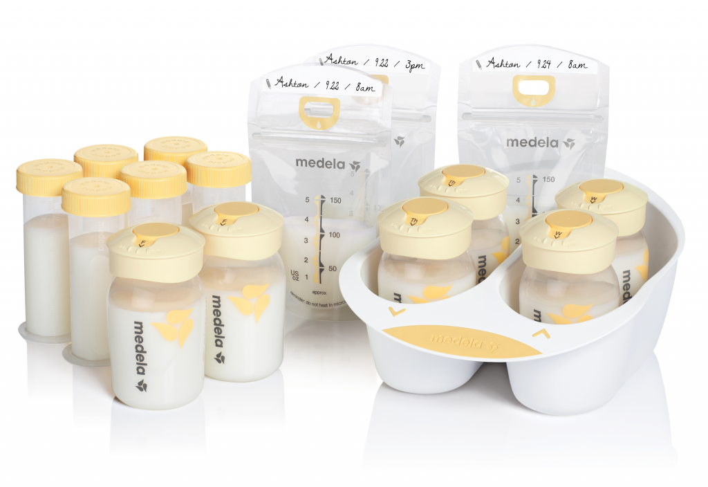 Use Medela Pump & Save storage bags to save time, minimise pouring and build up a reserve of breast milk. 